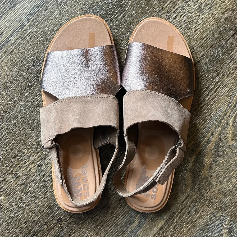 Sorel Ella II Slingback Sandals GENUINE Leather 297S0